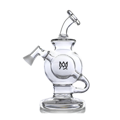 MJ Arsenal mini ball rig for vape use with downward facing inlet (side view)